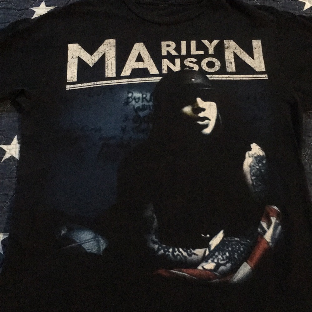 00s Marilyn Manson T shirt High End of Low RARE